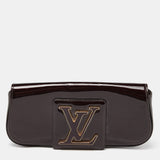 Amarante Patent Leather Sobe Clutch