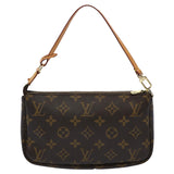 Louis Vuitton Pochette Accessoires  Canvas Clutch Bag