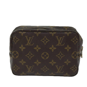 Louis Vuitton Trousse De Toilette 18  Canvas Clutch Bag