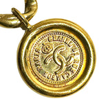 Vintage Chanel Gold Plated Cambon 31 Rue Coin Chain Belt