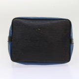 LOUIS VUITTON Epi Petit Noe Shoulder Bag Bicolor Black Blue M44152  48974