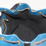 LOUIS VUITTON Epi Petit Noe Shoulder Bag Bicolor Black Blue M44152  48974
