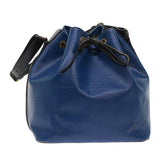 LOUIS VUITTON Epi Petit Noe Shoulder Bag Bicolor Black Blue M44152  48974