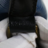 LOUIS VUITTON Epi Petit Noe Shoulder Bag Bicolor Black Blue M44152  48974
