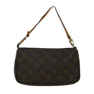Louis Vuitton Pochette Accessoire  Canvas Clutch Bag