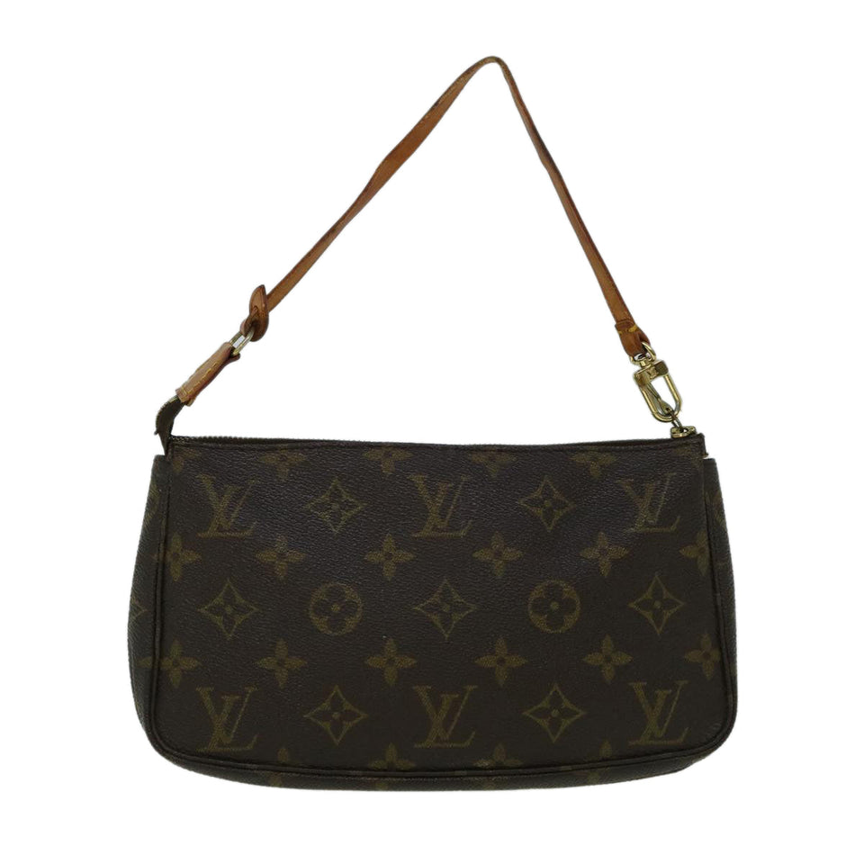Louis Vuitton Pochette Accessoire  Canvas Clutch Bag