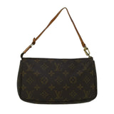 Louis Vuitton Pochette Accessoire  Canvas Clutch Bag