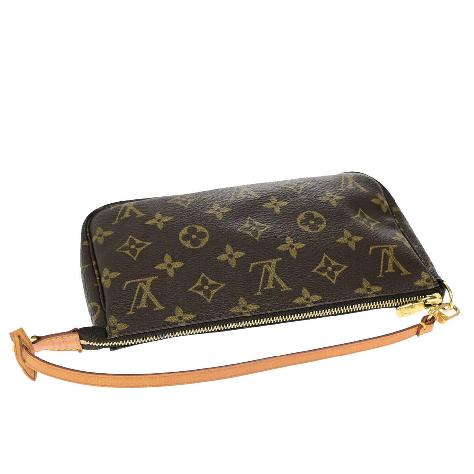 Louis Vuitton Pochette Accessoires  Canvas Clutch Bag