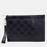 GG Emboss Clutch Bag