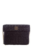 Chanel Black Wicker Basket Bag Cross-Body