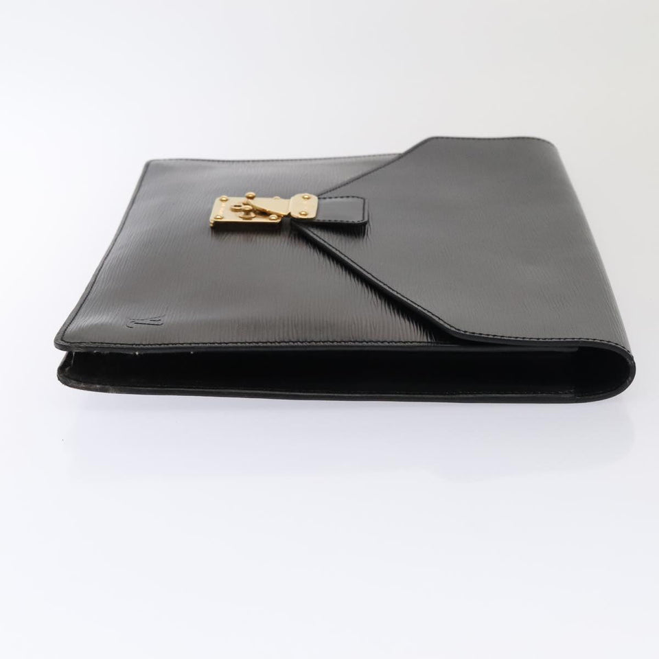 Louis Vuitton Senateur  Leather Clutch Bag
