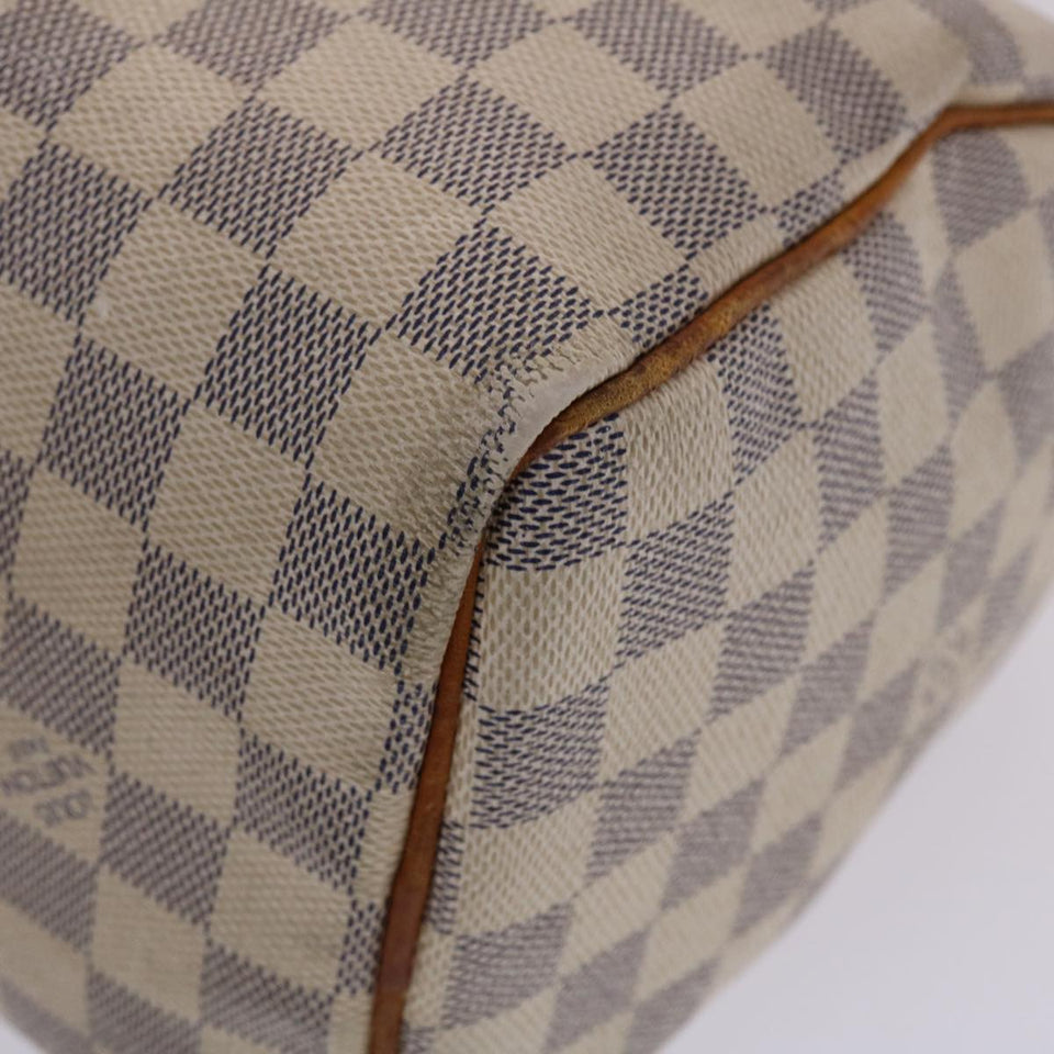 LOUIS VUITTON Damier Azur Speedy 25 Hand Bag N41534 LV Auth 49582