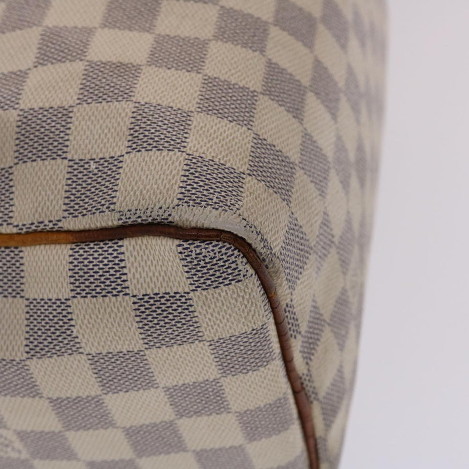 LOUIS VUITTON Damier Azur Speedy 25 Hand Bag N41534 LV Auth 49582