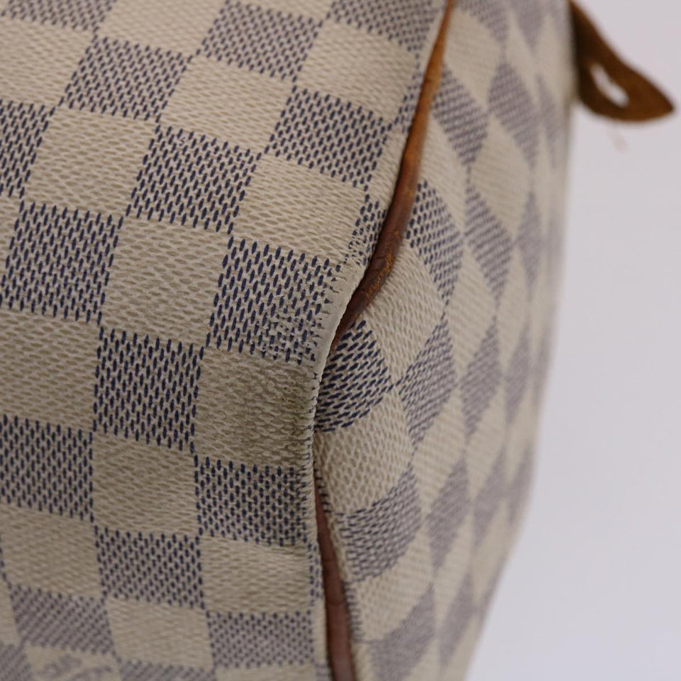 LOUIS VUITTON Damier Azur Speedy 25 Hand Bag N41534 LV Auth 49582