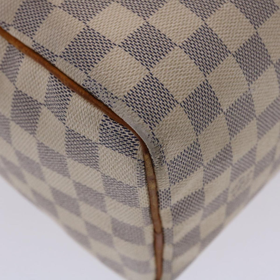LOUIS VUITTON Damier Azur Speedy 25 Hand Bag N41534 LV Auth 49582