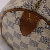 LOUIS VUITTON Damier Azur Speedy 25 Hand Bag N41534 LV Auth 49582