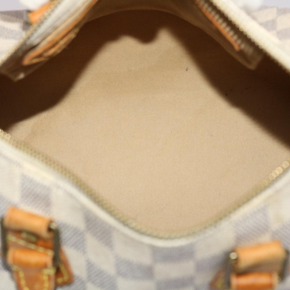 LOUIS VUITTON Damier Azur Speedy 25 Hand Bag N41534 LV Auth 49582