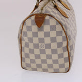 LOUIS VUITTON Damier Azur Speedy 25 Hand Bag N41534 LV Auth 49582