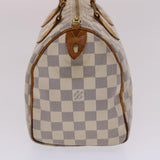 LOUIS VUITTON Damier Azur Speedy 25 Hand Bag N41534 LV Auth 49582