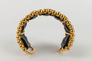 Bracelet en cuir Chanel 1990s