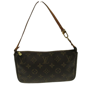 Louis Vuitton Pochette Accessoires  Canvas Clutch Bag
