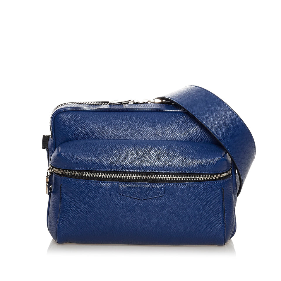 Louis Vuitton Outdoor Messenger PM Blue Taïga