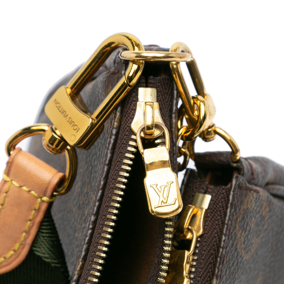 Brown Louis Vuitton Monogram Multi Pochette Accessoires Satchel