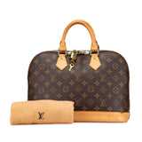 Brown Louis Vuitton Monogram Alma PM Handbag