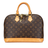 Brown Louis Vuitton Monogram Alma PM Handbag