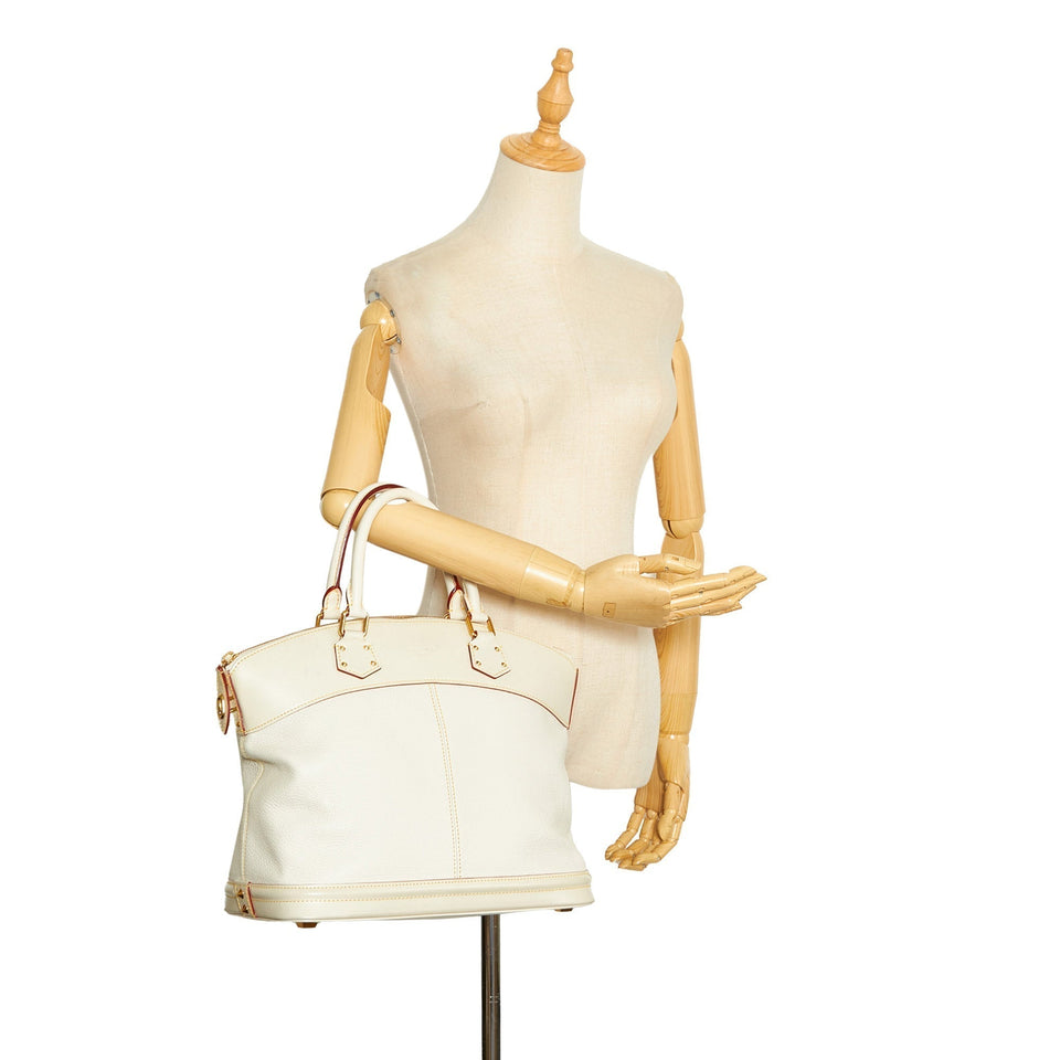 Louis Vuitton Lockit PM White Suhali
