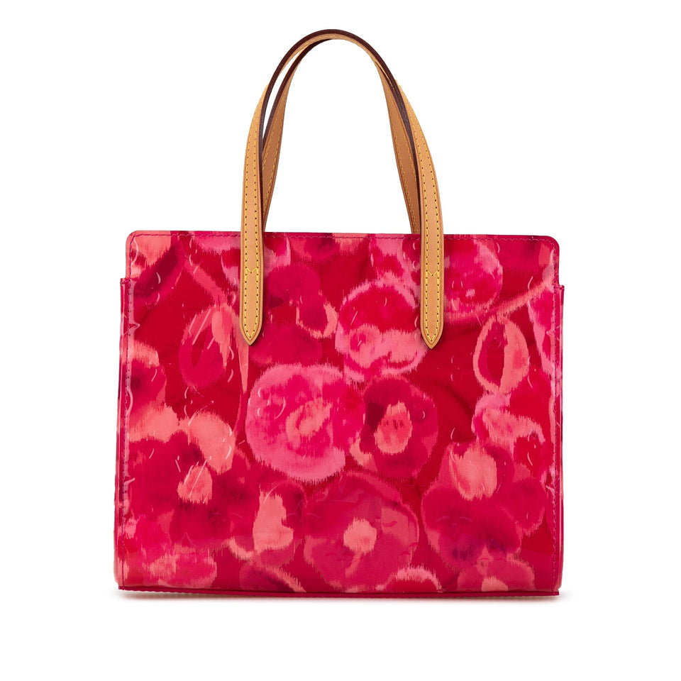 Pink Louis Vuitton Monogram Vernis Ikat Catalina BB Handbag