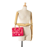 Pink Louis Vuitton Monogram Vernis Ikat Catalina BB Handbag