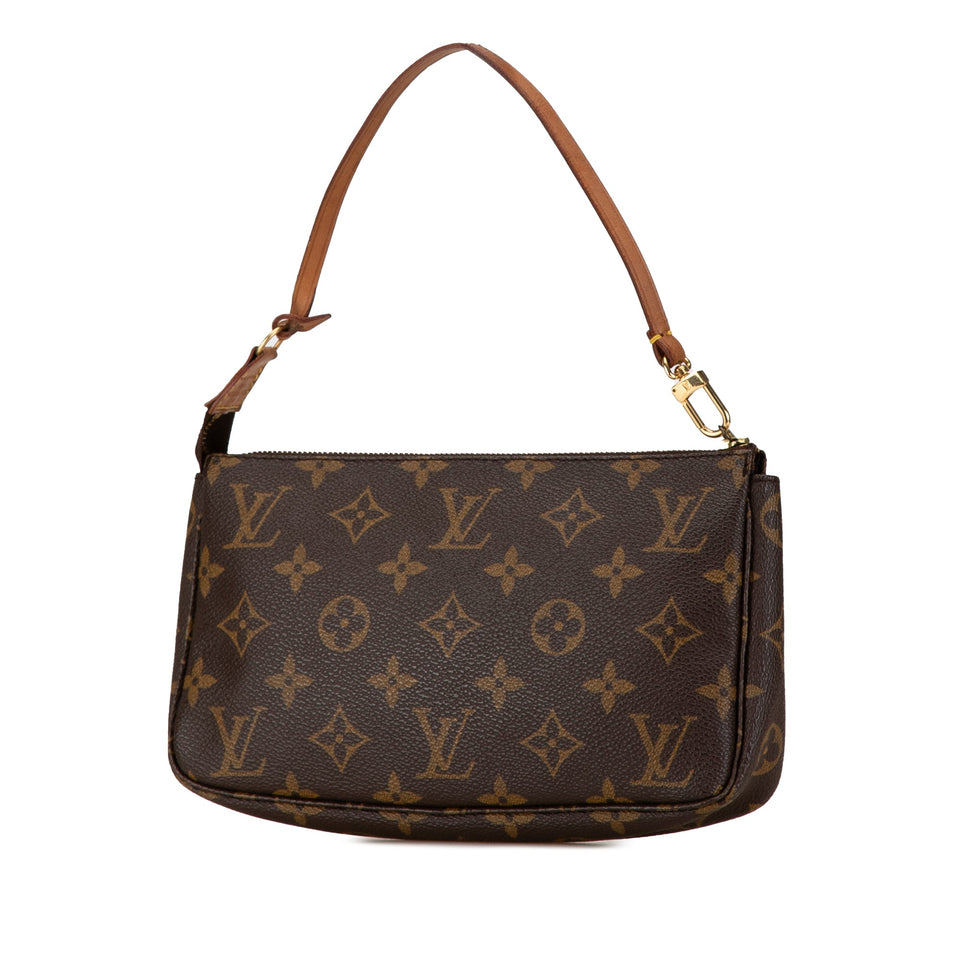 Brown Louis Vuitton Monogram Pochette Accessoires Shoulder Bag