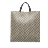 Brown Gucci GG Supreme Convertible Soft Tote Satchel