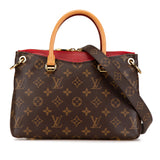 Brown Louis Vuitton Monogram Pallas BB Satchel