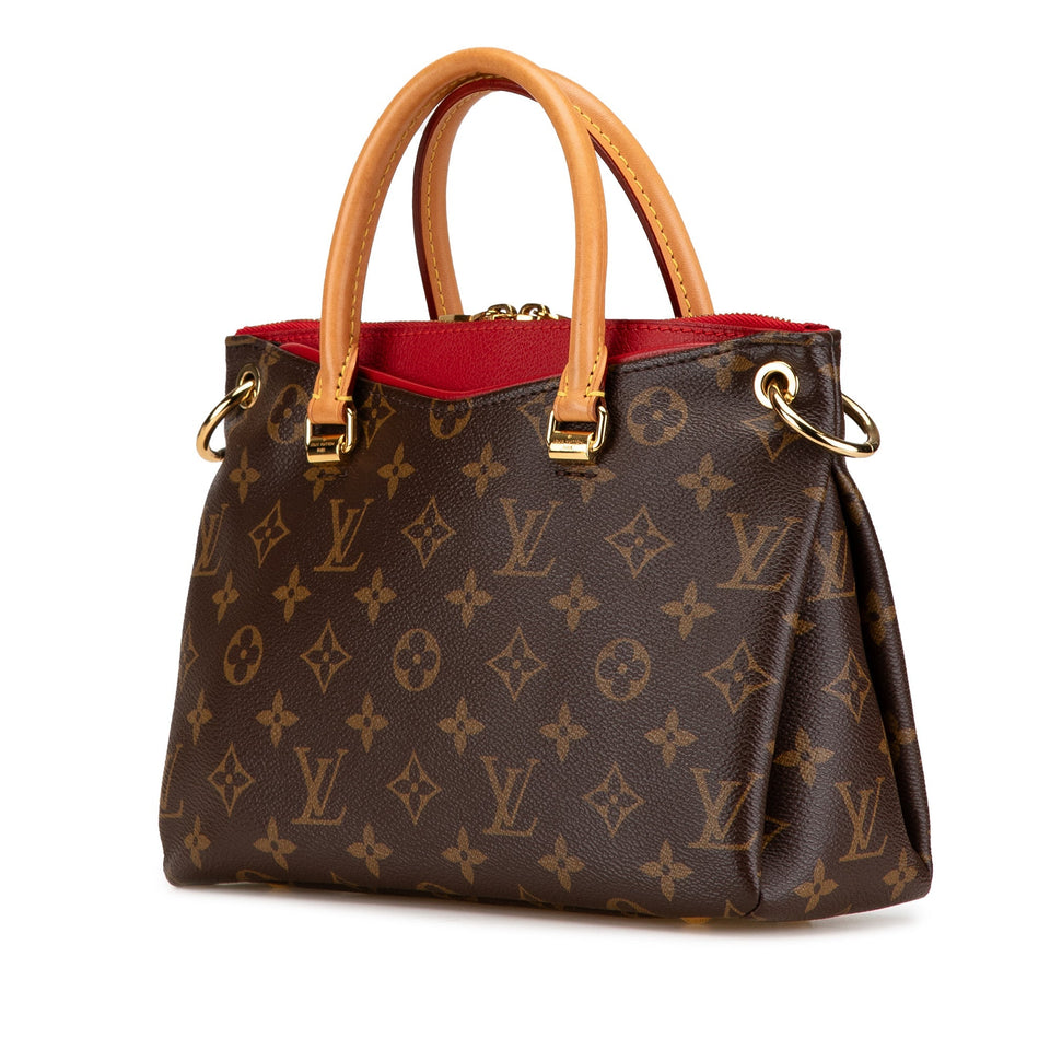 Brown Louis Vuitton Monogram Pallas BB Satchel