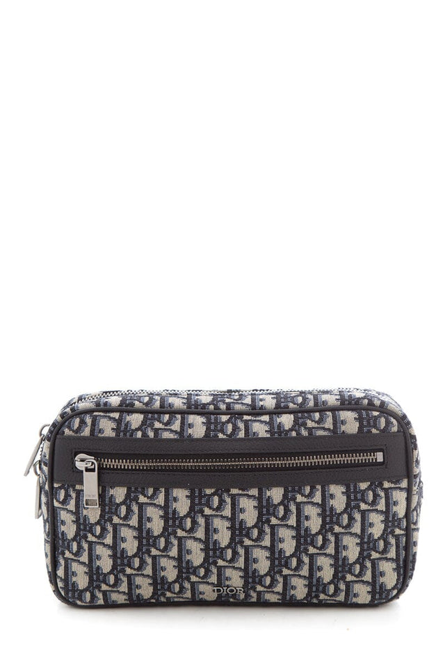 Dior Blue Oblique Jacquard Waist Bag