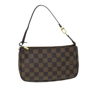 Louis Vuitton Pochette Accessoire  Canvas Clutch Bag