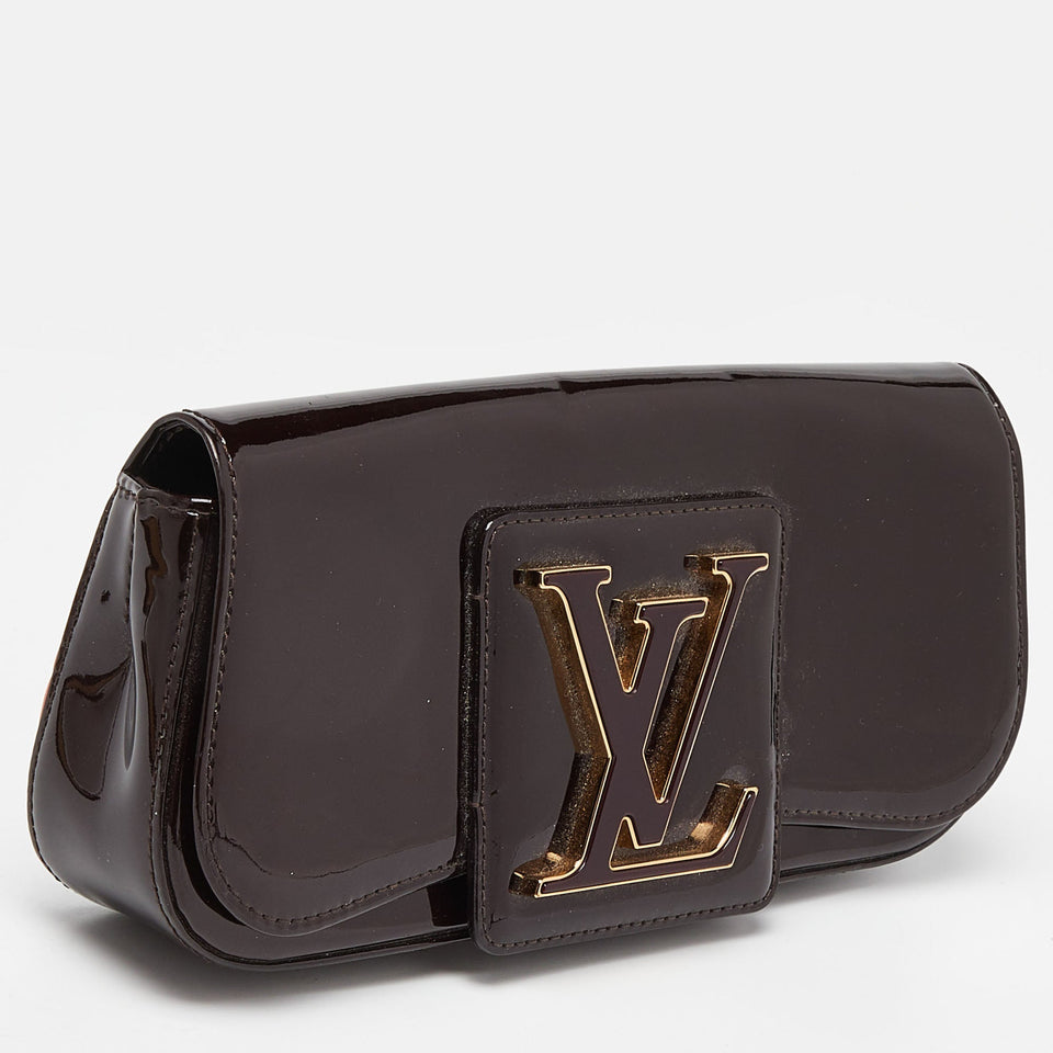 Louis Vuitton Amarante Patent Leather Sobe Clutch