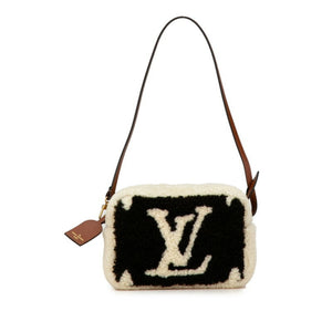 Louis Vuitton Beach Pouch  Fur Clutch Bag