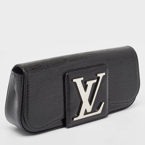 Louis Vuitton Black Electric Epi Leather Sobe Clutch..