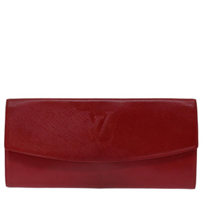 Louis Vuitton Mycenes  Leather Clutch Bag