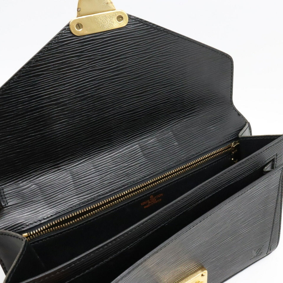 Louis Vuitton Sellier Drangonne  Leather Clutch Bag