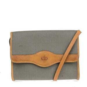 Dior Cd  Canvas Shoulder Bag