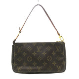 Louis Vuitton Pochette Accessoire  Canvas Clutch Bag