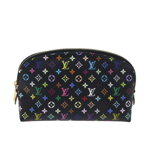 Louis Vuitton Cosmetic Pouch  Canvas Clutch Bag