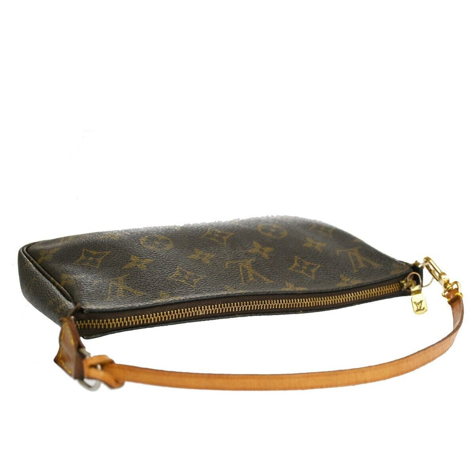 Louis Vuitton Pochette Accessoires  Canvas Clutch Bag