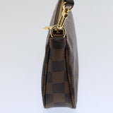 Louis Vuitton Pochette Accessoire  Canvas Clutch Bag