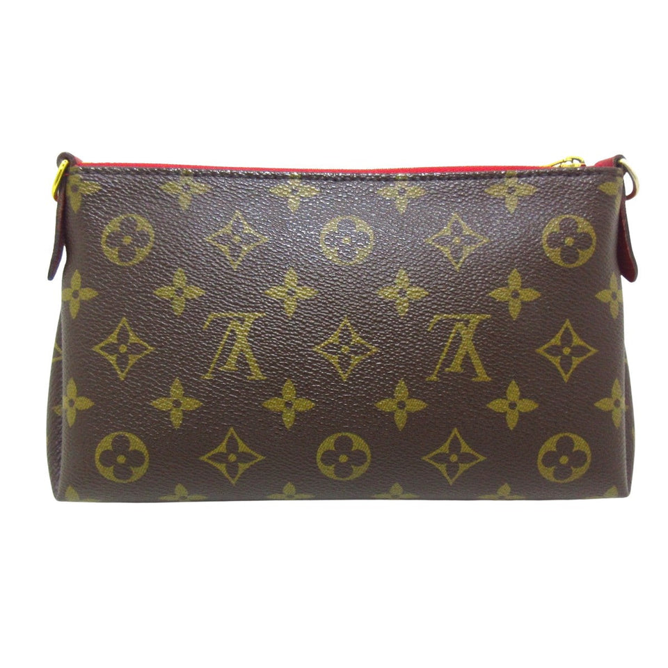 Louis Vuitton Pallas  Canvas Clutch Bag