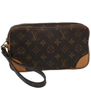 Louis Vuitton Marly Dragonne  Canvas Clutch Bag